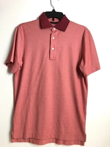 Saks Fifth Avenue Men’s Polo Shirt Red Size SP Made In Peru Short Sleeve NWOT - Picture 1 of 5