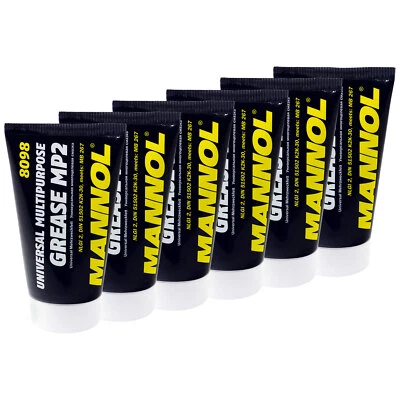 6x 100G Multipurpose Lubricante Mannol Universal Grasa Multiuso Lithiumfett - Imagen 1 de 4