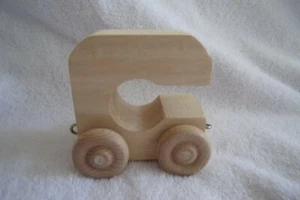 Alfabeto per vagone treno in legno "C" - Foto 1 di 3