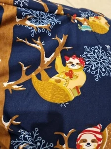 CHRISTMAS Super Soft Tights Size 16- 20 High Waisted Plus Size Sloath E2 WOMENS - Picture 1 of 4