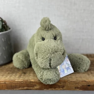 Dinosaurio Huggady mediano Jellycat - Dino verde flojo juguete suave retirado 10" (#2) - Imagen 1 de 12