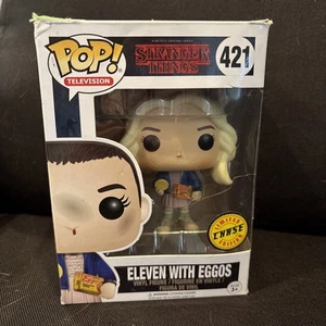 FUNKO POP! Stranger Things ELEVEN w/ Eggos Chase #421 – Box Damage - Picture 1 of 6