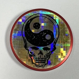 POG Grateful Dead Ying Yang Teschio Alluminio Rosso Slammer con Impugnatura anni 90 - Foto 1 di 2