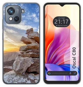 Funda Silicona para Blackview Oscal C80 diseño Sunset Dibujos - Imagen 1 de 1