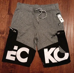 Pantalones Cortos de Vellón Ecko Unlimited Para Hombre Talla Pequeña Nuevos con Etiquetas Gris jaspeado - Imagen 1 de 6