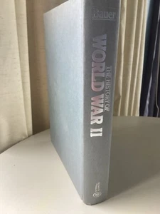 The History of World War II by Lt Colonel E Bauer Hardcover War History Book - Photo 1/11