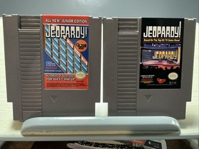NES Game Bundle Jeopardy And Jeopardy Junior Nintendo Cartridge Tested Working