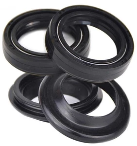 Vorne Gabel Simmerring Satz mit Staubkappe 35x48x11 35 x 48 x 11 mm 35*48*11 . . - Bild 1 von 7