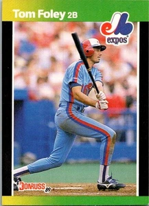 1989 Donruss Baseball's Best #314 Tom Foley - Picture 1 of 2