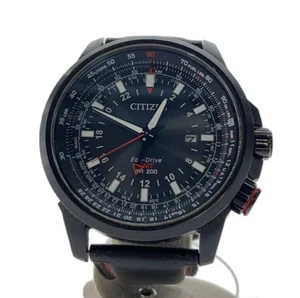 CITIZEN B877-R005669  Solar-Powered Analog Watch, Black [Very Good WO Leather] - Picture 1 of 5