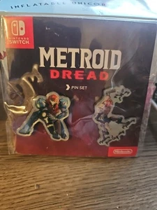 Metroid Dread Pin Set NINTENDO SWITCH - Picture 1 of 4