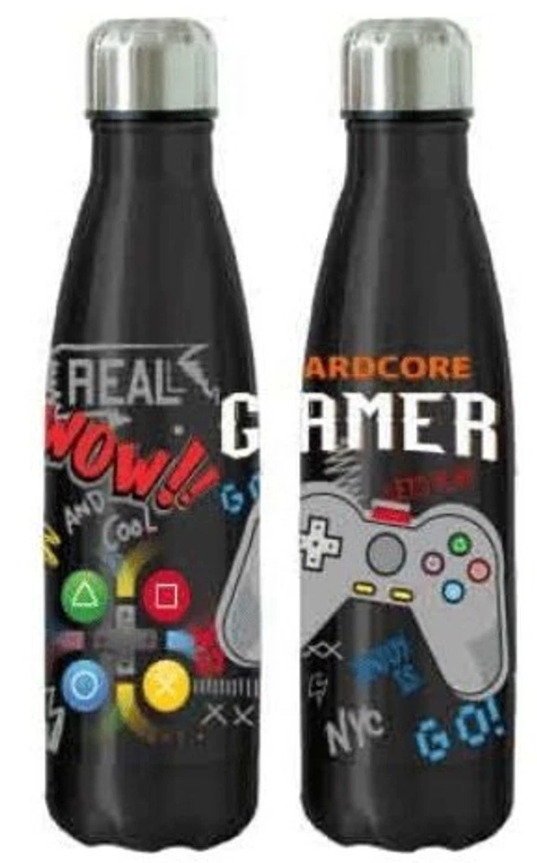 Gaming Design Aluminium Bottle 600ml - Image 1 of 1