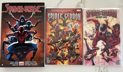 SPIDER-VERSE Marvel Comics 2015 Hardcover Oversized with spider-geddon tpb  - Image 1 of 4