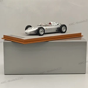 Tecnomodel 1/18 Porsche 718 F2 1960 Solitude GP #5 Silver Resin Car Model - Picture 1 of 9