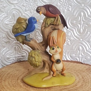 2.5" Disney Snow White PVC Figures. Forest Friends Squirrel Birds - Picture 1 of 8