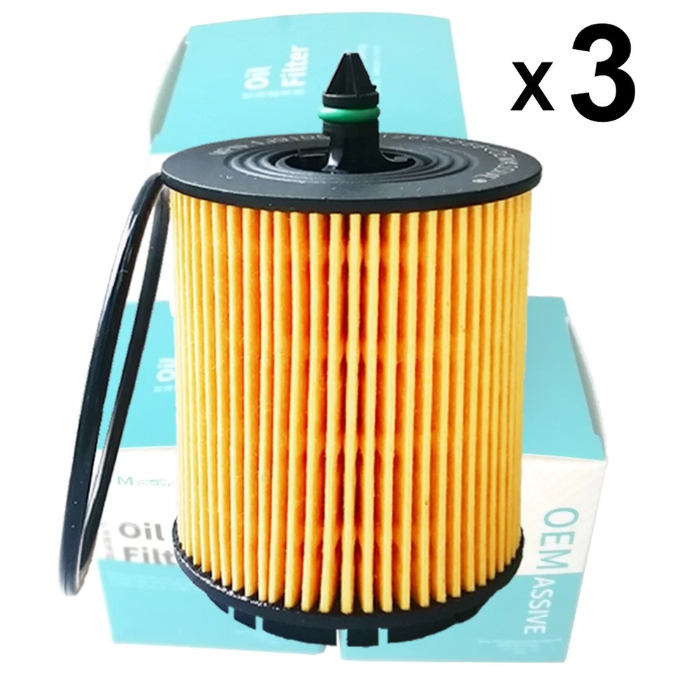 Filtro de aceite de motor 3 piezas para GMC Pontiac Solstice Saab 9-3 9-3X 9-5 Saturn Sky 2.0 Foto 1 de 4