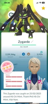 Pokémon Go ✨ Hundo Zygarde Complete form ✨ P.T.C - LvL60-69 ✨ Read Description - Image 1 of 4