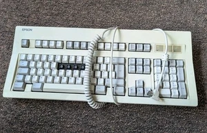 Epson Q203A Vintage/Retro Keyboard For Parts Missing Keys - Afbeelding 1 van 8