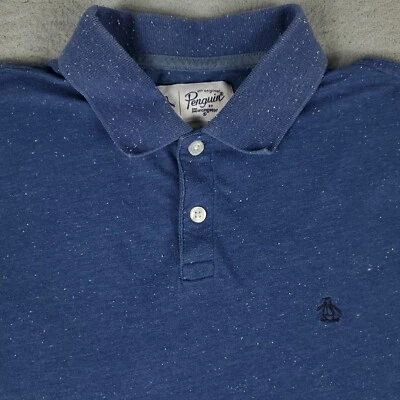 Penguin Polo Shirt Mens Size Small Blue Casual Short Sleeve Adult - Image 1 of 4