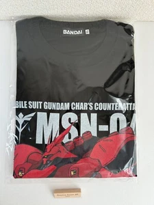 BANDAI Limited Mobile Suit Gundam Char of Counterattack T-Shirt SAZABI pattern - Picture 1 of 5
