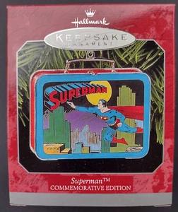 1998 Hallmark Keepsake Ornament Superman Commemorative Edition Lunchbox - Nuovo con scatola - Foto 1 di 2