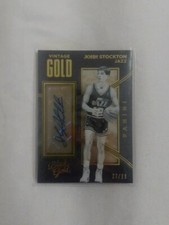 /99 John STOCKTON 2015-16 Panini BLACK GOLD NBA Basketball VINTAGE CAR Jazz HOF