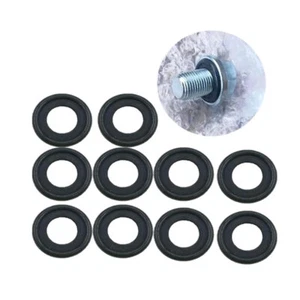 10pcs Car Oil Drain Plug Gaskets Crush Washer Seal  For GM 12616850 3536966 - Picture 1 of 11