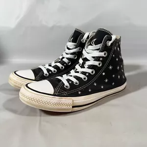 Converse Chuck Taylor ALL STAR Embroidered Star 7 Black Crystal Energy High Tops - Picture 1 of 12