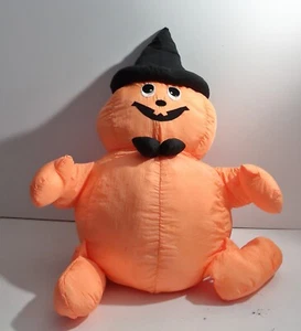 Chrisha Playful Plush 21" Halloween Pumpkin Witch 1988 - Picture 1 of 7