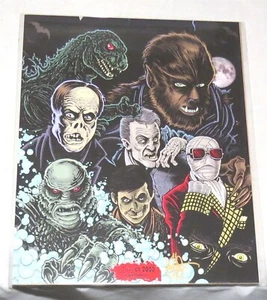 Ken Haeser Universal Monsters T-Rex et al 707/2000 Signed 8x10 Print Bam! CoA - Picture 1 of 1