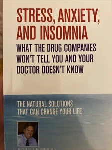 Stress Anxiety & Insomnia by Michael T. Murray Natural Mental Health Solutions - Picture 1 of 3