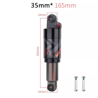 Задний амортизатор подвески для горного велосипеда MEROCA MTB 165/190/200 мм - Изображение 1 из 4