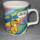 Garfield Vintage It's Your Birthday Big Fat Hairy Deal Coffe Cup