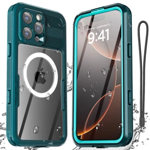 Custodia magnetica iPhone 16 Pro Max impermeabile antiurto resistente MagSafe cover - Foto 1 di 39