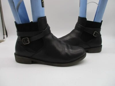 Botines Propet de cuero negro con cremallera Tatum para mujer talla 9 W estilo WFX025L Foto 1 de 4