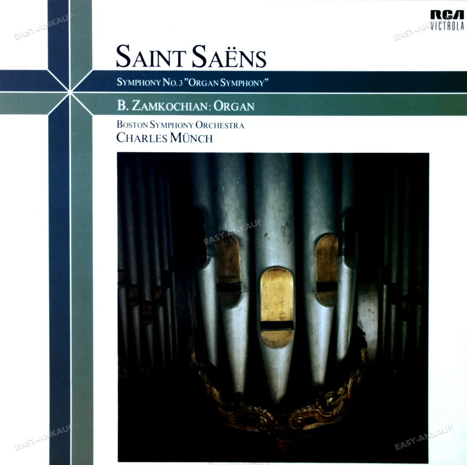 Saint-Saëns, Zamkochian - Symphony No. 3 ("Organ Symphony") LP . - Image 1 of 1