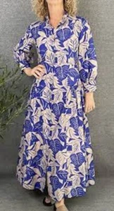 NWT MARELLA Purple Cotton/Silk NURSERY - Day dress Size 14 MSRP $545 - Picture 1 of 9