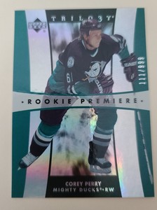 RARE 2005-06 Upper Deck Trilogy 171 Corey Perry Rookie 199/999