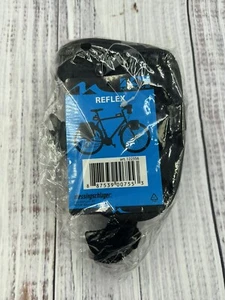 Bicycle saddle bag size S mounting base reflection strip black - Picture 1 of 3