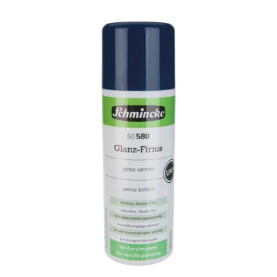 SCHMINCKE KÜNSTLERFARBEN Schmincke Acrylfarbe Glanz-Firnis AEROSPRAY Hilfsmittel 300 ml Dose 50580
