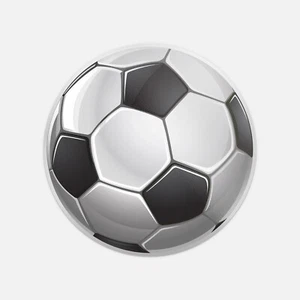 Fußball Sport Ball Vinyl Aufkleber Sticker - Bild 1 von 1
