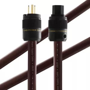 Cavo di alimentazione audio Preffair D520 HiFi con alimentazione versione USA/UE placcato oro - Foto 1 di 20