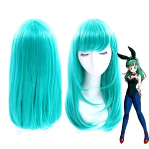 Bulma Buruma Cosplay Wig 65cm Synthetic Halloween Costume Party Wigs Anime - Picture 1 of 5