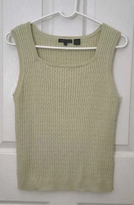 Jeanne Pierre Damen Tanktop, Large, grün, Jeanne Pierre Pullover mit Zopfmuster  - Bild 1 von 5