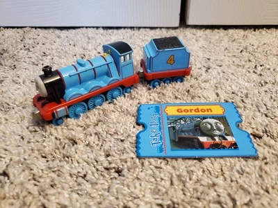 Thomas & Friends Gordon 2002  & Gordon’s Tender #4 Take Along Diecast - Image 1 of 4