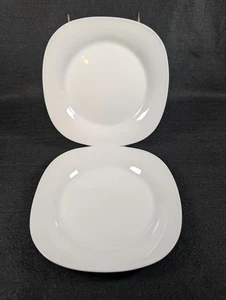 Reemplazos de 2 placas de aperitivo blancas cuadradas de porcelana de 6" para caja y barril - Imagen 1 de 4