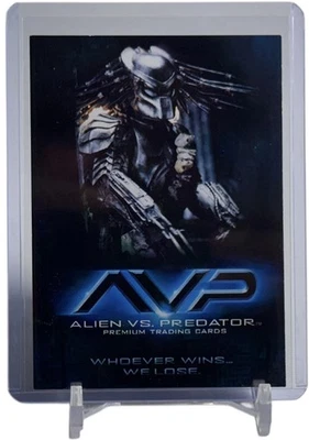 ALIEN Vs. TARJETA PROMOCIONAL DE PELÍCULA PREDATOR P-2 CON CARGADOR SUPERIOR 🔥 Foto 1 de 4