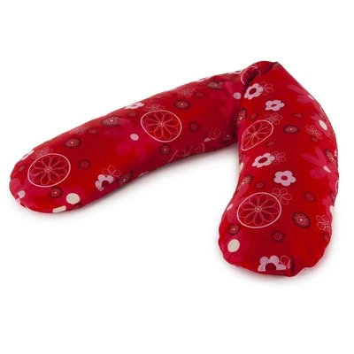 Bezug für das Original Theraline Stillkissen Retroblume rot NEU