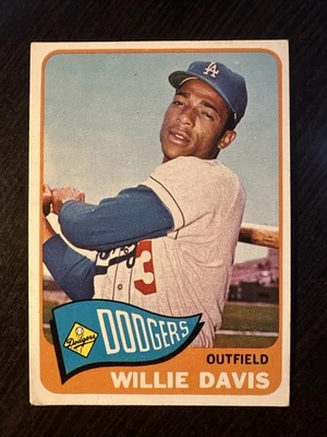 1965 Topps #435 Willie Davis Los Angeles Dodgers Ex *Hot Corner Vintage* Foto 1 de 2