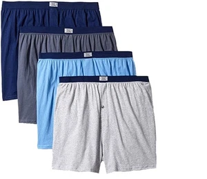 Men's Knit Boxer (5 Pack) (XX-Large, Cotton Stretch Multi-Color) - Picture 1 of 1